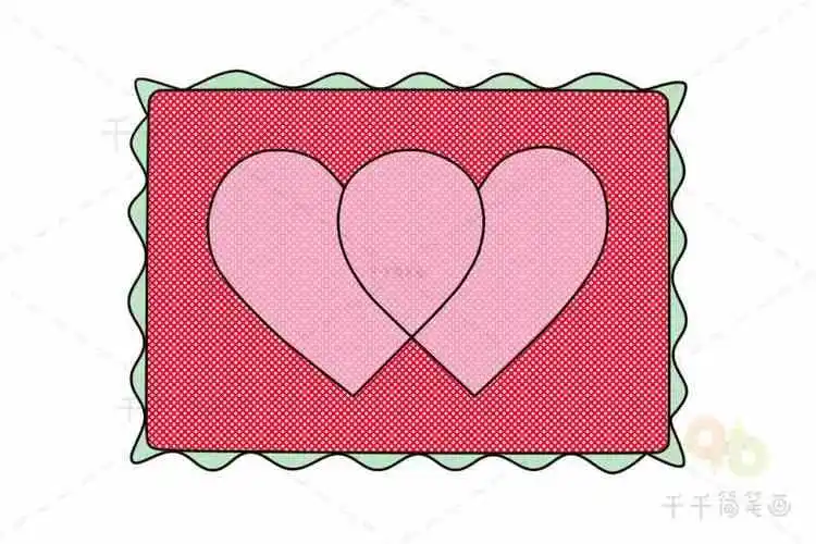 可爱的地毯简笔画