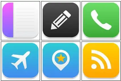 iphone应用png图标