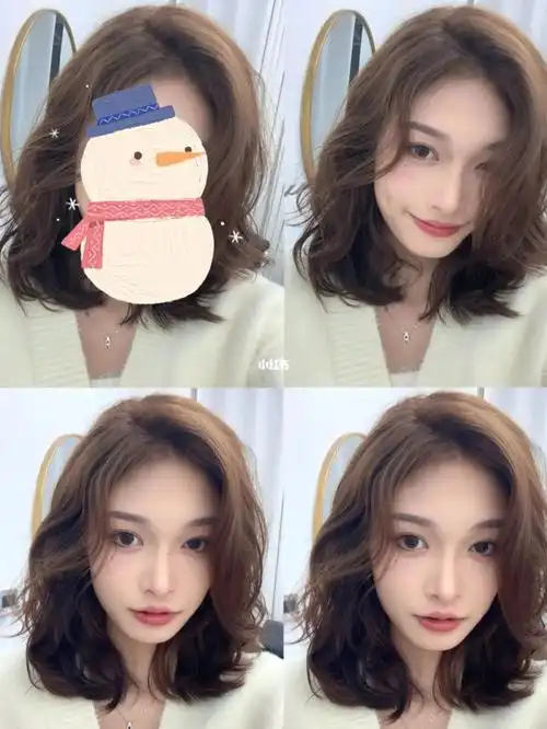 锁骨发烫这个卷卷简直绝了完美修饰脸型