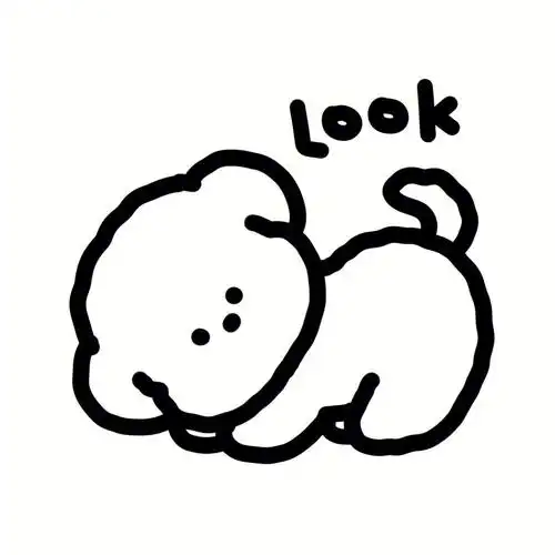 画画我们家小狗