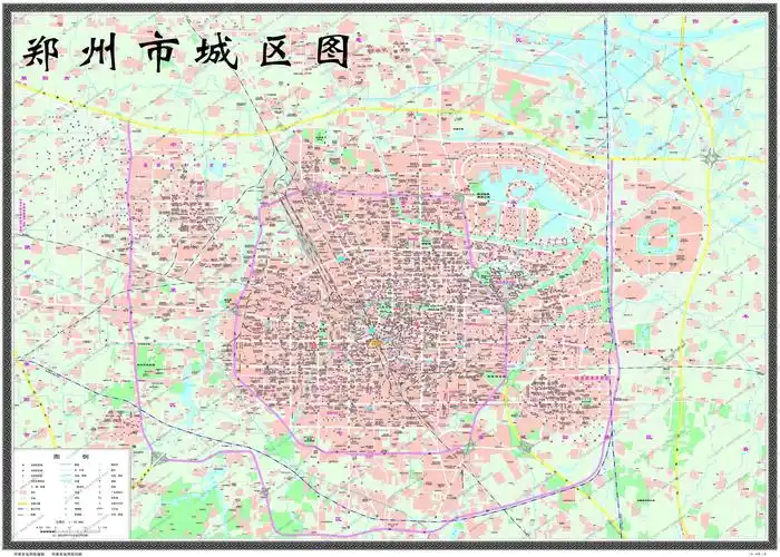 郑州市旅游交通地图