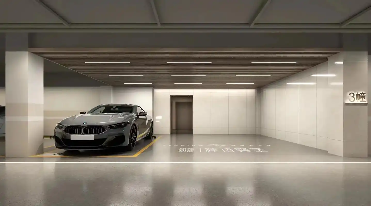 桂语云峰地下车库意向效果图展示欣赏.图1,2为一期意向效果图 - 抖音