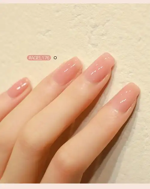 sweet color网红透明裸色美甲指甲油胶新款冰透玉脂果冻持久粉色