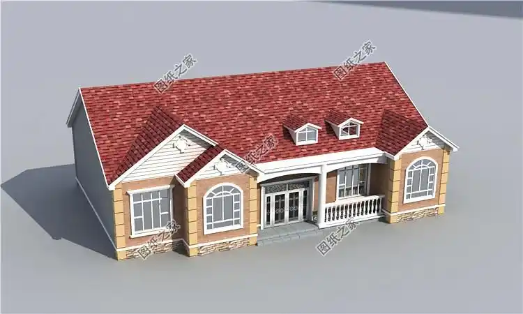 五间一层农村房屋室内设计图(五间平房一层最佳布局)-慧盖房