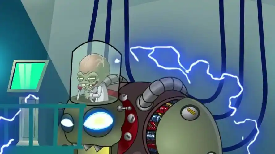 植物大战僵尸动画:机甲形态僵尸博士入侵-游戏视频-搜狐视频