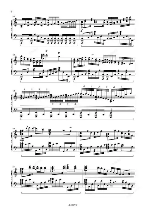 盗墓笔记·十年人间-高度还原 钢琴独奏简谱 - 曲谱歌词网