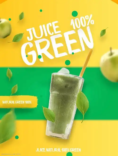 夏日冷饮促销海报