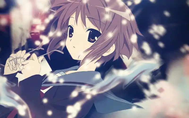 动漫凉日的忧郁宽屏电脑壁纸下载