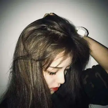 侧脸女头女生头像
