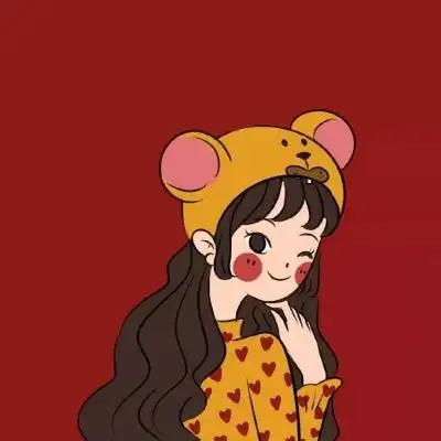 动漫好运女生头像