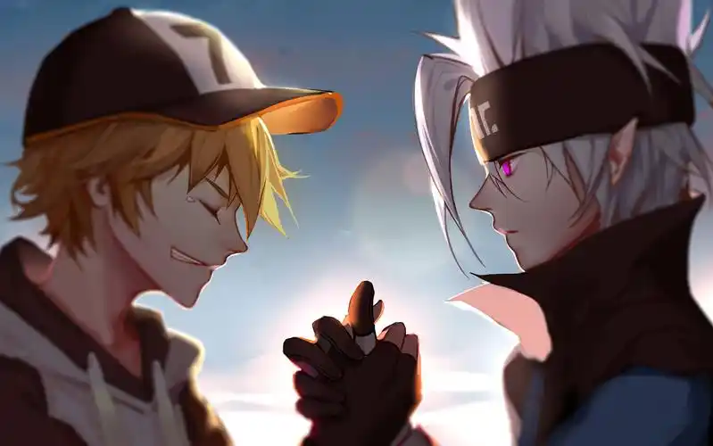 【凹凸世界】【板绘】 格瑞和金啦啦啦啦啦啦啦啦 祝大家国庆节快乐!