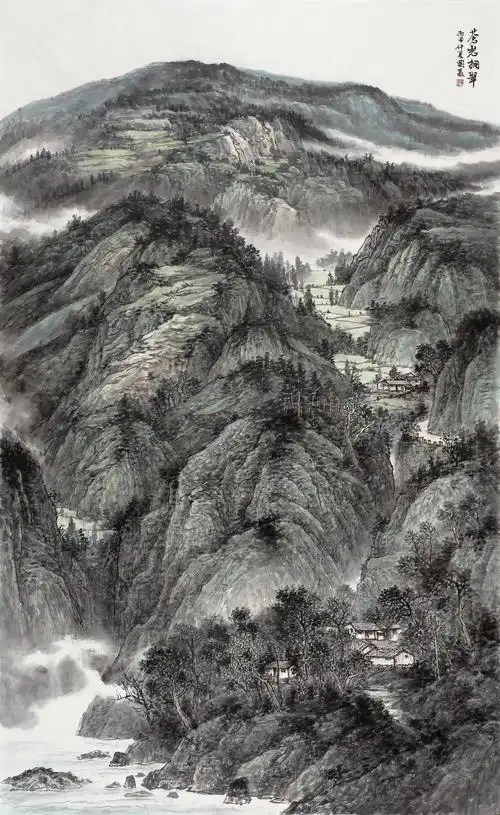 艺术先锋推荐山水画精品_中国画