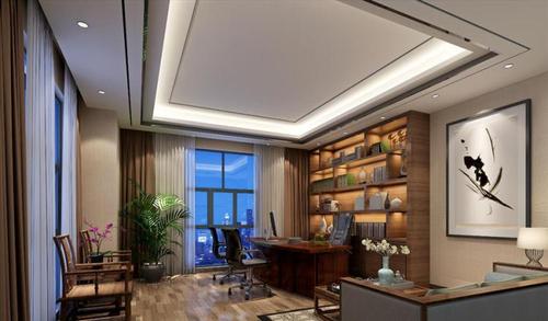 总经理办公室设计效果图 总裁办公室老总办公室董事长办公室