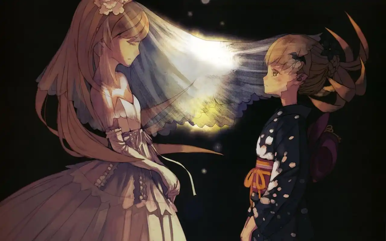 日本动漫物语系列美女图片桌面壁纸