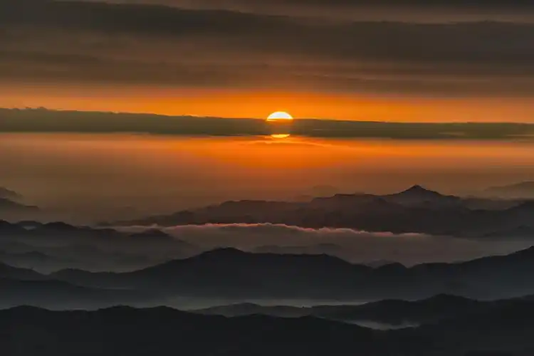 2020年6月27日千山日出美如仙境
