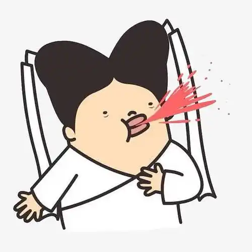 姑姑吐血表情包