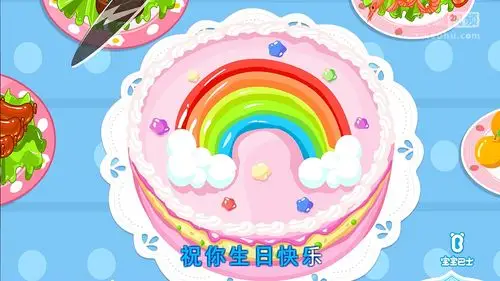 祝你生日快乐 1920x1080-宝宝巴士系列儿歌动画-宝宝巴士系列儿歌.