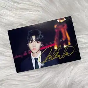 tfboys王俊凯明星亲笔签名照片明星应援时尚周边礼物送同学礼品照