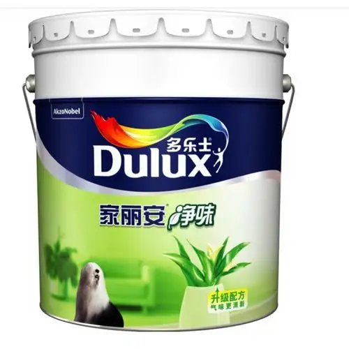 多乐士 家丽安净味白色内墙乳胶漆 墙面漆 净味环保漆18l