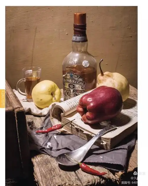 周六线描班 写美篇首先我们一起带着问题来讨论这一张静物组合图片