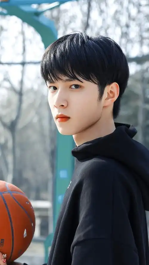 刘耀文晒打篮球随拍