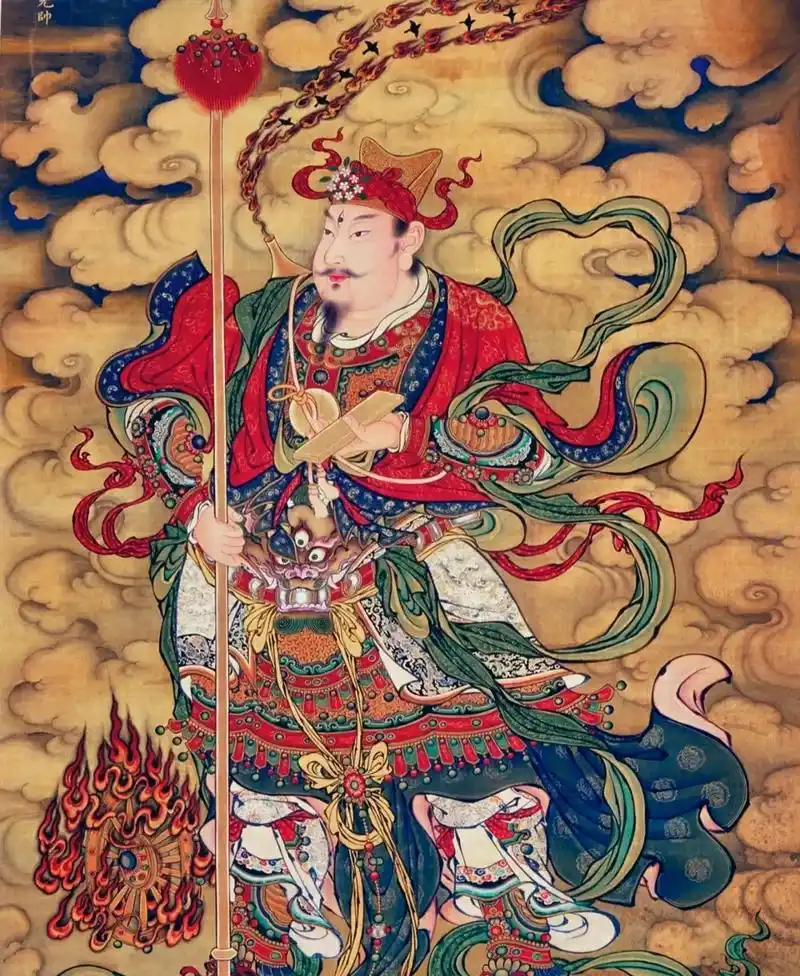 马天君,又称华光大帝,灵官马元帅,三眼灵光,华光天王等,道教 - 抖音