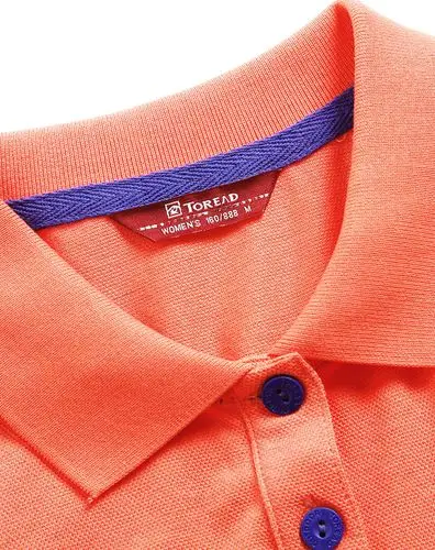 快干舒爽 女款绯红色短袖t恤 简洁大方