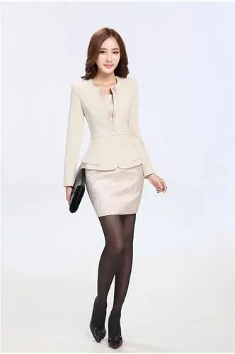 朗之恋职业装女装修身套装裙装ol丽人气质优雅美容院酒店工作服