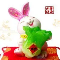 带风景招财兔头像_微信头像图片大全