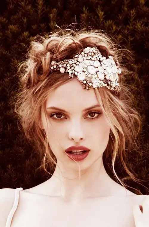欧式复古新娘妆, 让你变身高贵的混血公主!