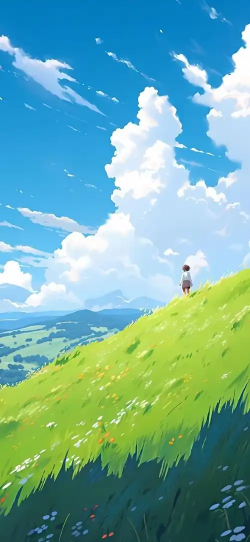 壁纸 草原 桌面 690_1496 竖版 竖屏 手机
