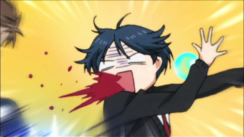 踢gif打斗gif吐血gif