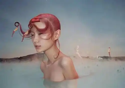 内容最早让陈漫打响知名度的是她在vision时期的一系列魔幻主义的作品