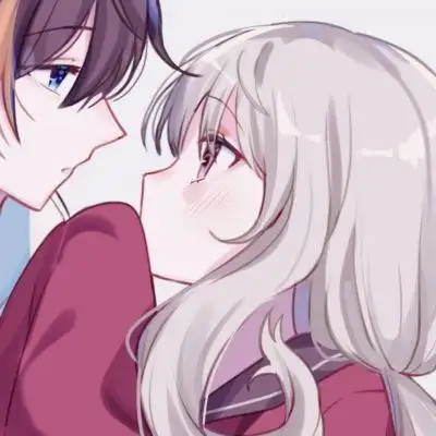 动漫情侣头像一对两张阳光果然是最好的浪漫67