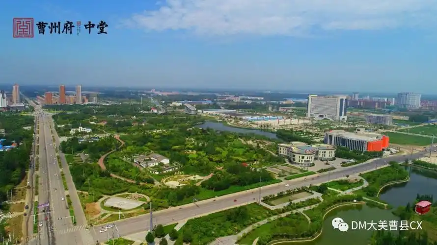 从空中看曹县,简直美到爆!