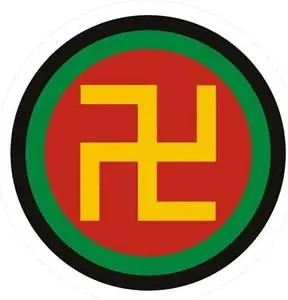 万字符金碧辉煌补角器红黄白绿黑