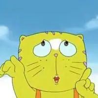 大脸猫大头卡通头像 动画大脸猫头像_微信头像图片大全