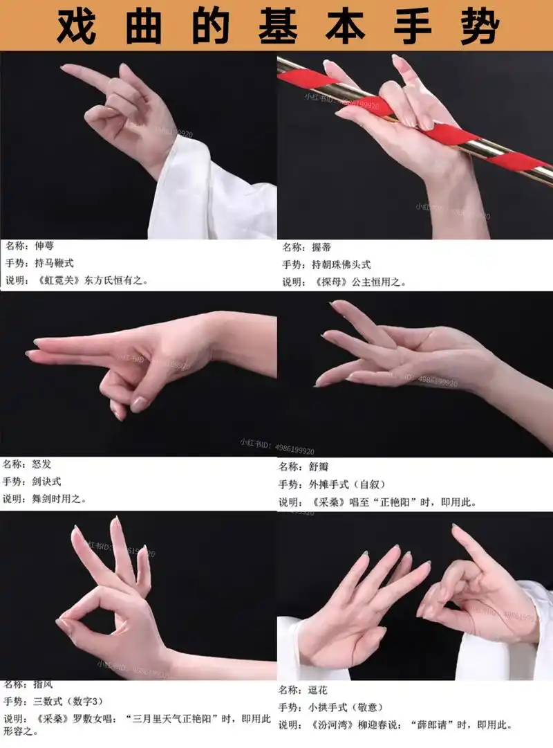 干货50种戏曲的基本手势