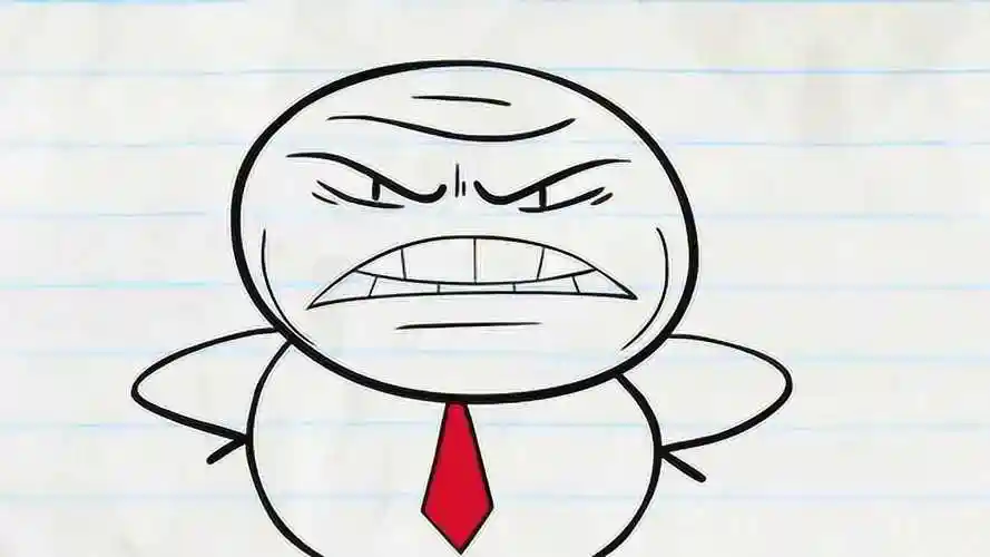 儿童搞笑铅笔漫画,老板夸我是个天才