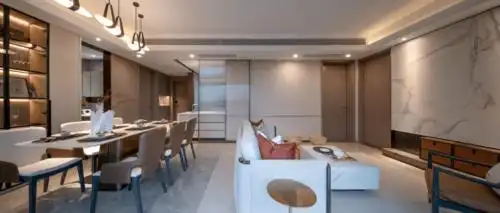 仁恒滨江园瞰境高层样板,优雅盛开