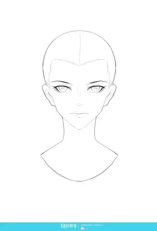游戏原画设计培训课程之如何画女性头像的正面