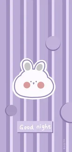 少女心壁纸 - 紫色控福音插画 素材 ins 韩系 可爱 简约 手绘 动漫