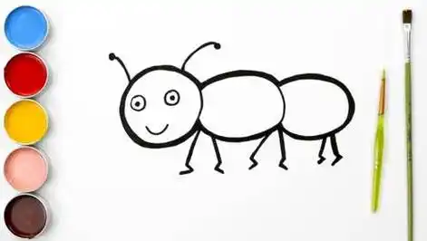 蚂蚁简笔画 蚂蚁简笔画图片