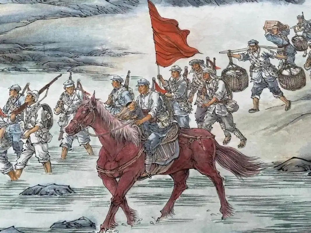 25米长2500个人物这幅长征印象先睹为快