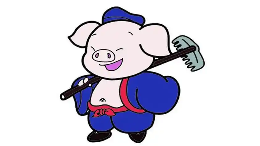 西游记猪八戒的画法步骤彩色小猪简笔画图片可爱的猪八戒的简笔画画法