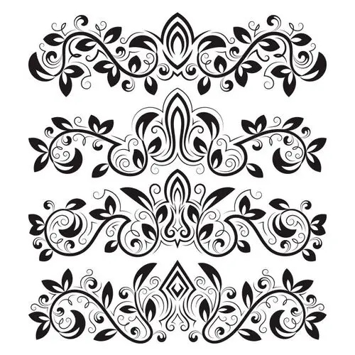矢量创意复古装饰花纹设计元素