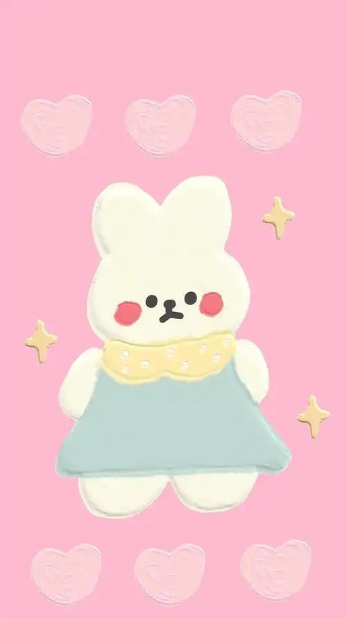 可爱卡通萌物手绘壁纸