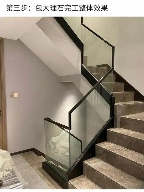 家装工装过道护栏商场超市大型场所装玻璃楼梯扶手安装定制