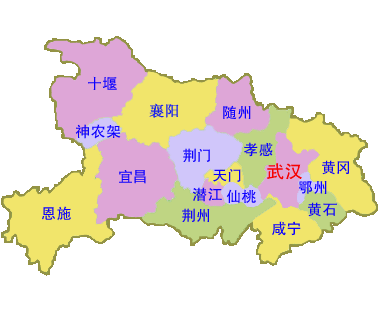 湖北省各市县