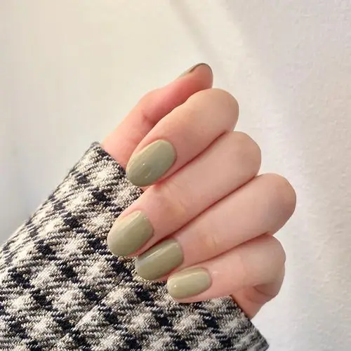 2020显白纯色美甲范本2:果绿,酪梨绿